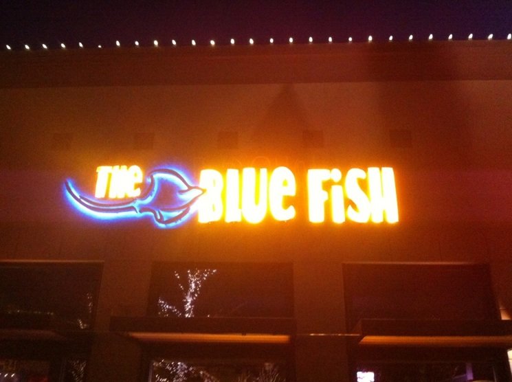 Blue Fish Glowing
